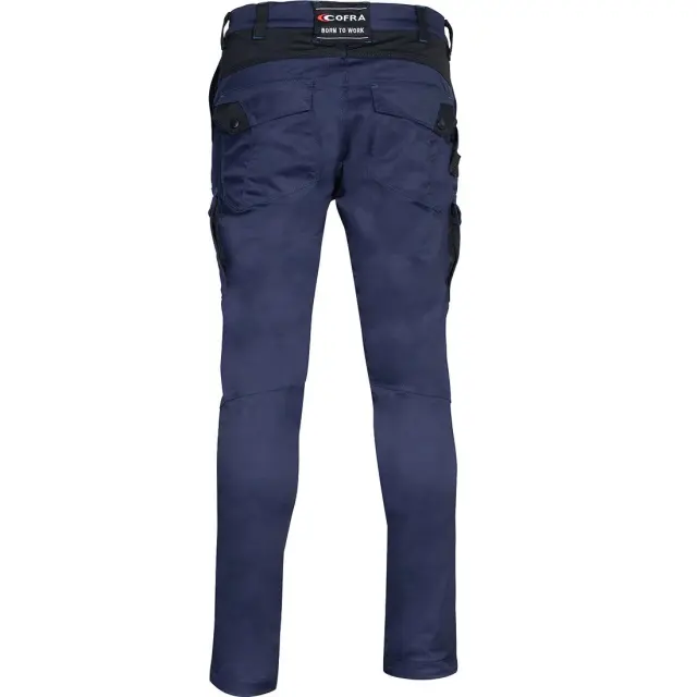 Παντελόνι Εργασίας Super Stretch με επένδυση Cofra Nayba navy/black - EU 46 2