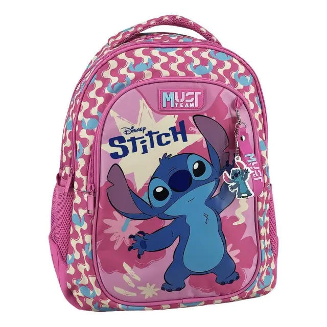 Τσάντα Πλάτης Δημοτικού Must Disney Stitch Pink / 565794 (Must)
