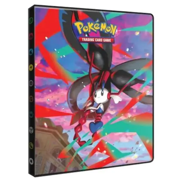 Ultra Pro Pokémon Mega Evolution Chaos Rising 4-Pocket Portfolio Άλμπουμ Συλλογής για 80 Κάρτες + 4 Oversized – Mega Floette + Mega Dragalge (16725)