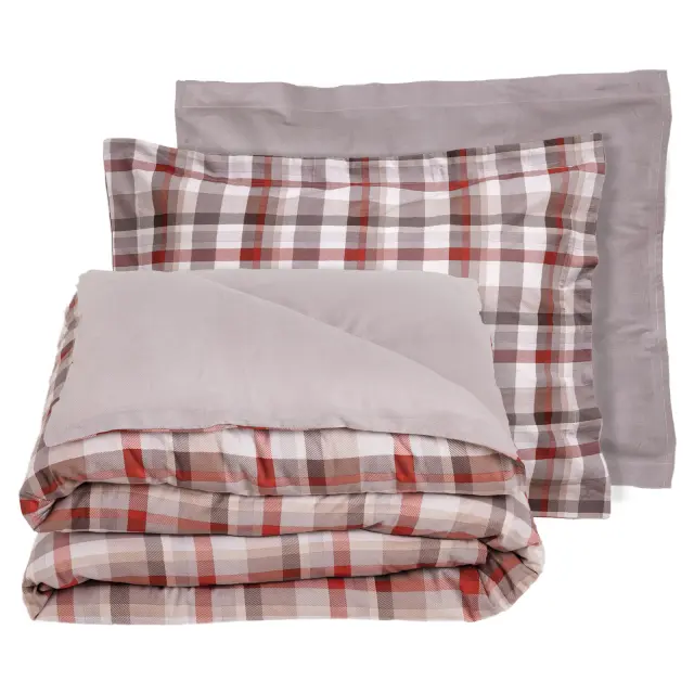 Σετ Σεντόνια 250x280 King Size Happy Das Home 9690 Taupe 100% βαμβακερόΧωρίς Λάστιχο 3