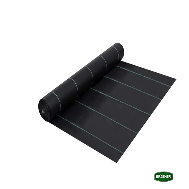 Grasher Υφασμα νάιλον εδαφοκάλυψης - Γεωύφασμα 5x50m Μαύρο / 101008