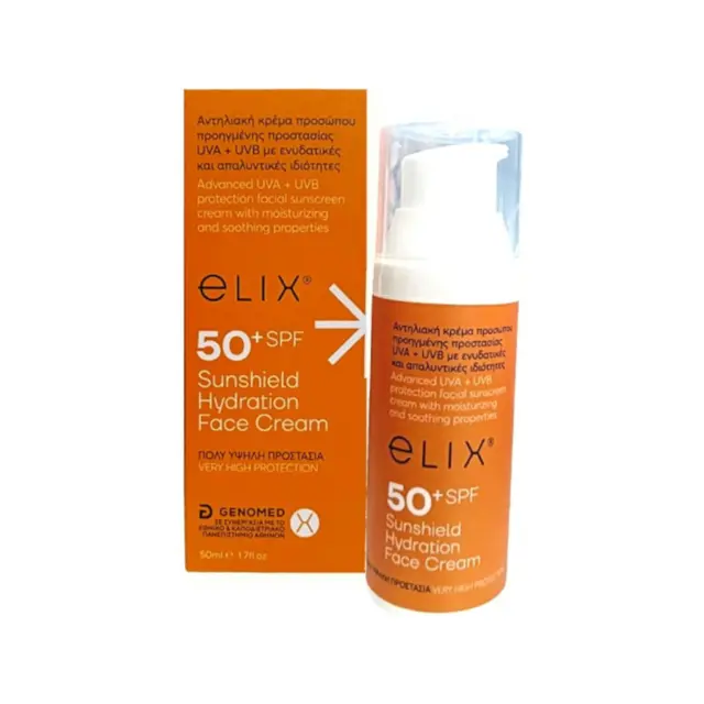 Genomed Elix Αντηλιακή Κρέμα Προσώπου 50ml