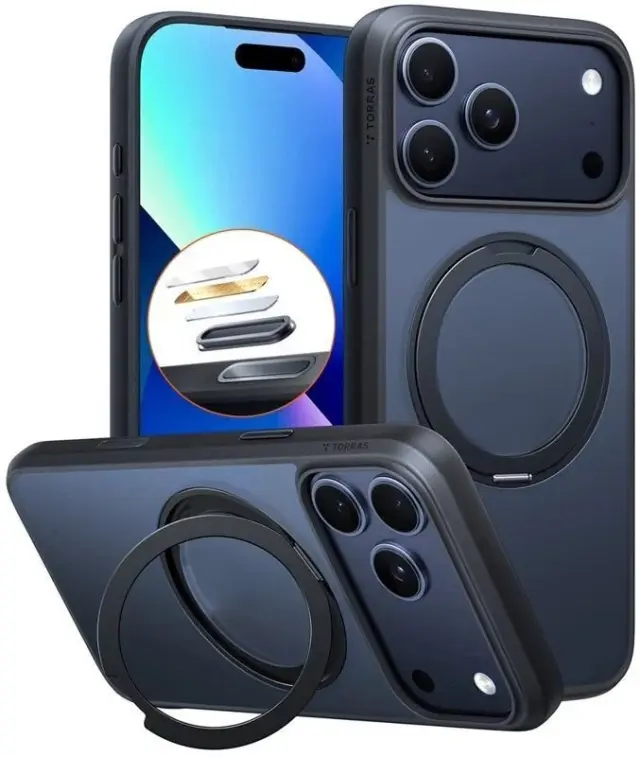 Torras Ostand O1 Guardian, black - iPhone 18 Pro
