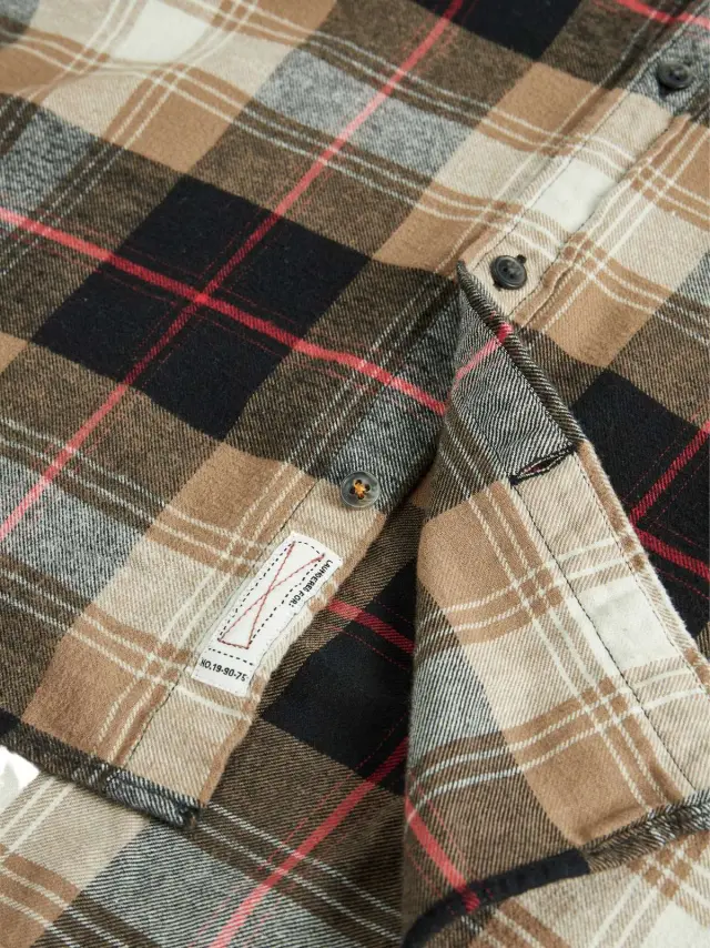 JPRBLUCLASSIC WALTER CHECK SHIRT L/S Otter 2