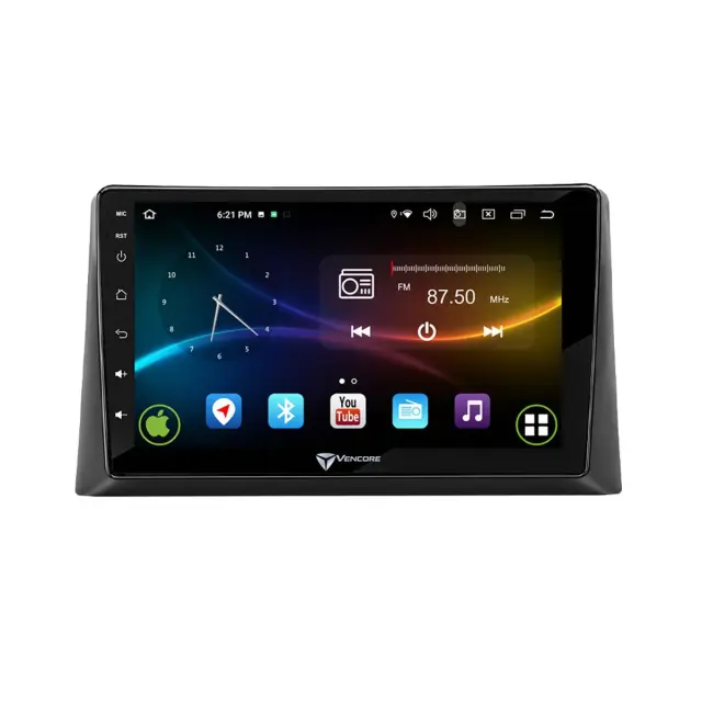 VenCore Οθόνη Multimedia Android 15 9" 9109A MTK6762 Octa-Core 2GB/32GB IPS με Πρόσοψη, CarPlay, Android Auto και Υποστήριξη Κάμερας Οπισθοπορείας AHD για Peugeot 308 2013-2026 – Μαύρη (3236-10007-0102B) 2