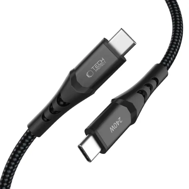 Tech-protect Ub11t Ultraboost Type-c Cable Pd 240w / Qc3.0 100cm Black 3
