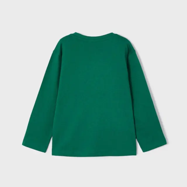 Mini 2 έως 10 ετών Μπλούζα γράμματα Better Cotton πράσινο 3
