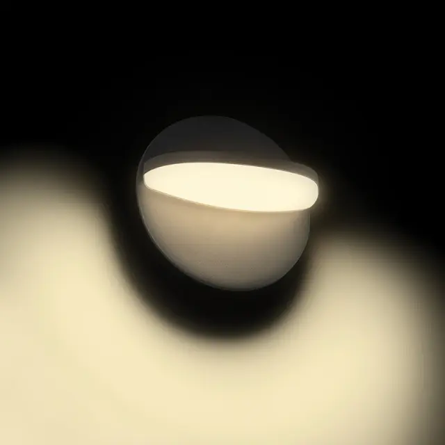 LED SMD WALL LUMINAIRE 16W 790LM 120° 230V AC 3.000K DARK GREY CRI80 IP65 30.000HRS / LG1057G 2