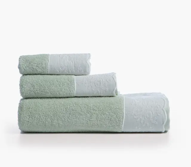 Nef-Nef Homeware Σετ Πετσέτες 3 τεμ. Calma 70x140 Πράσινο