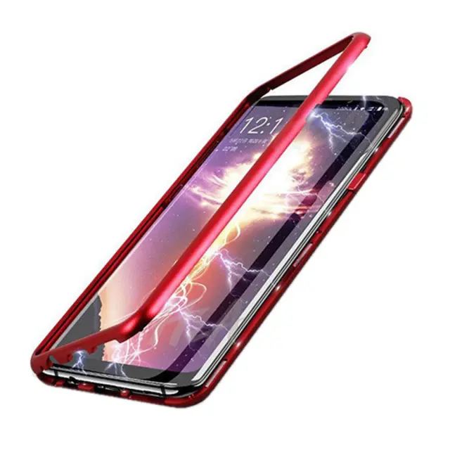 Θήκη Ancus 360 Full Cover Magnetic Metal για Apple iPhone 13 Pro Κόκκινο