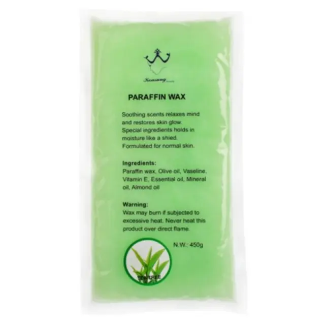 Πλάκα παραφίνης 450gr Tea tree- Konsung