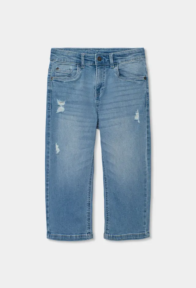 Boboli denim stretch παντελόνι για αγόρι 613011-BLUE