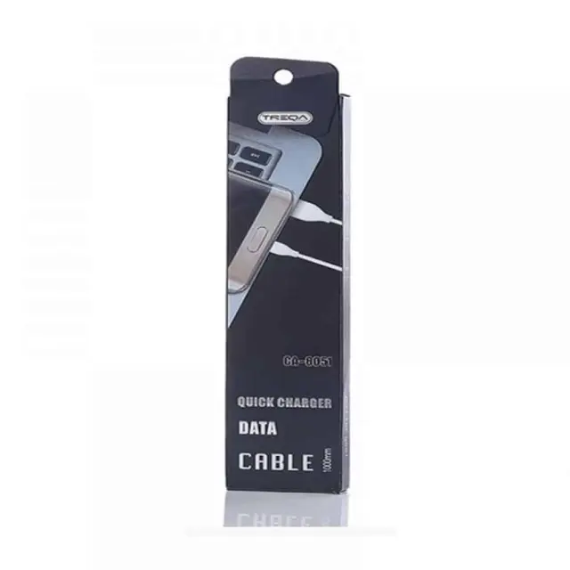 Treqa Regular USB to Lightning Cable Λευκό 1m (CA-8052)