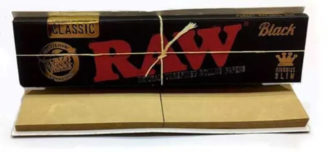 RAW Connoisseur Χαρτάκια Black - Ακατέργαστο - King Size Slim με Τζιβάνα 32φ. - 24τεμ. 3