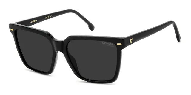 Carrera Unisex Γυαλιά Ηλίου με Μαύρο Κοκκάλινο Σκελετό και Μαύρο Φακό 3069/S 807/IR