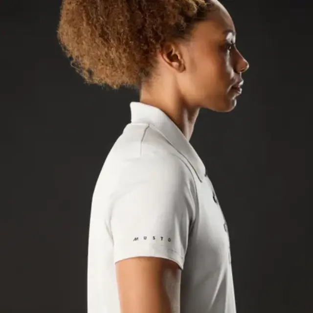 Musto Evo Crew Sunblock Short-Sleeve Polo Γυναικείο Platinum - 8 3