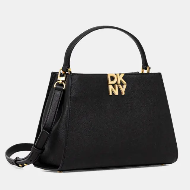 Γυναικεία Δερμάτινη Τσάντα Ώμου DKNY Remy R52D1L92-BGD Μαύρη Μαύρο - One Size 2