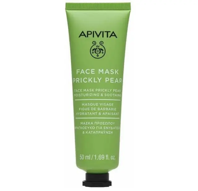 Αpivita Prickly Pear Face Mask Μάσκα Προσώπου για Ενυδάτωση και Καταπράυνση με Φραγκόσυκο, 50ml
