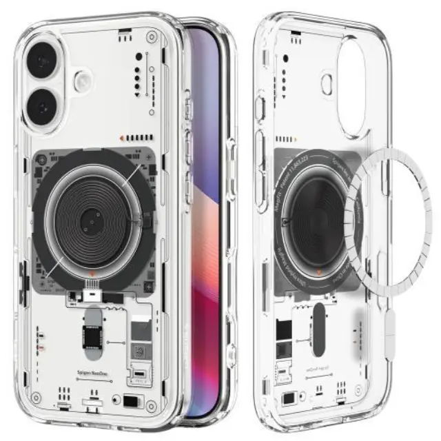 Θήκη TPU & PC Spigen Apple iPhone 17 MagSafe Ultra Hybrid Neo One Διάφανο N69269