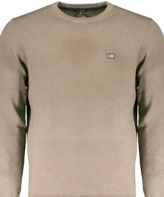 Norway Nautical School - Ανδρικό πουλόβερ Crewneck 833101-NOCE Καφέ - S 3