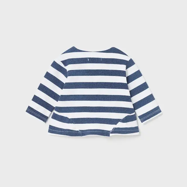 Baby 6 μηνών έως 4 ετών Φόρμα 3 τεμαχίων από βιώσιμο βαμβάκι ναυτικό μπλε - 12M 3
