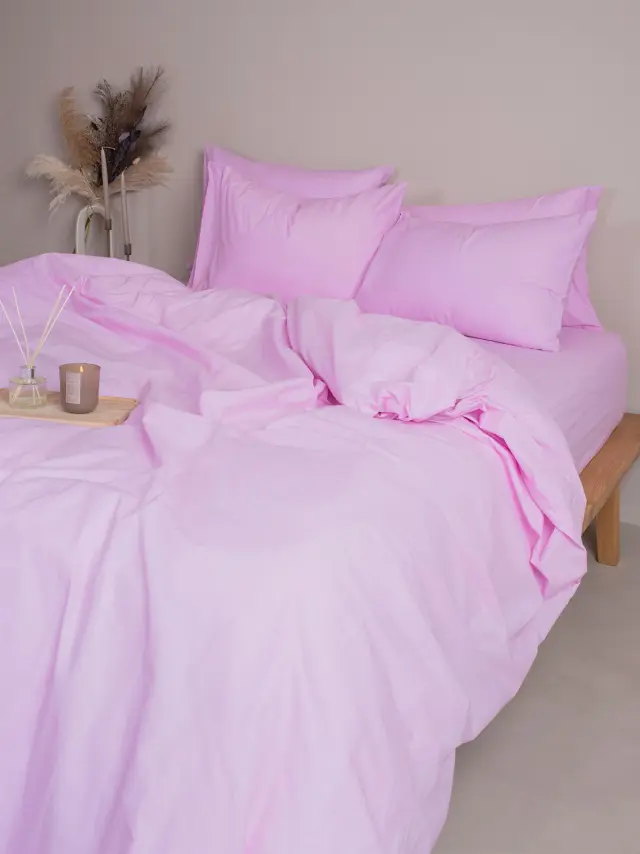 Σετ Σεντόνια Cotton Feelings 102 Lila King Size (260x270) Sunshine