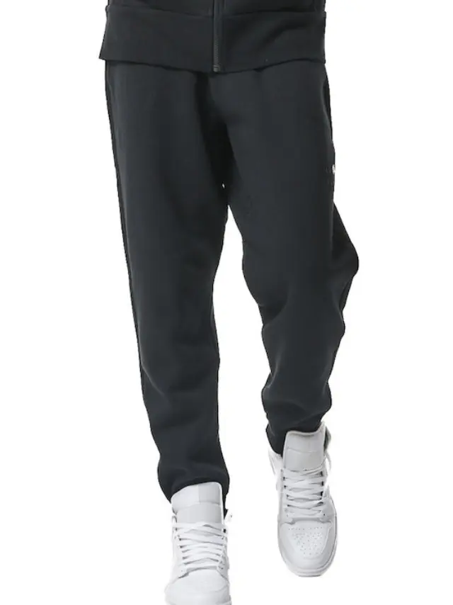 Body Action Παντελόνι Φόρμας με Λάστιχο Μαύρο 023436-BLACK - XL