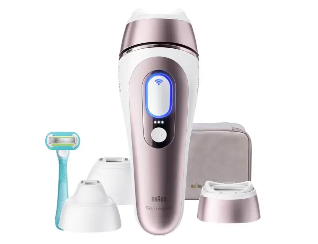 Σετ αποτρίχωσης IPL Braun Skin i Expert Pro 7 PL7321 με ξυραφάκι Venus, 3 κεφαλές και θήκη μεταφοράςPL7321