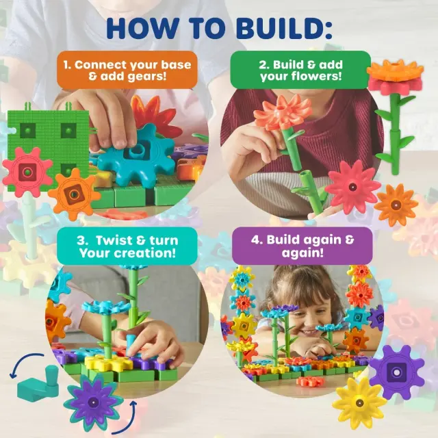 Learning Resources Garden Gears Building Set (4+ ετών) LER9325 3