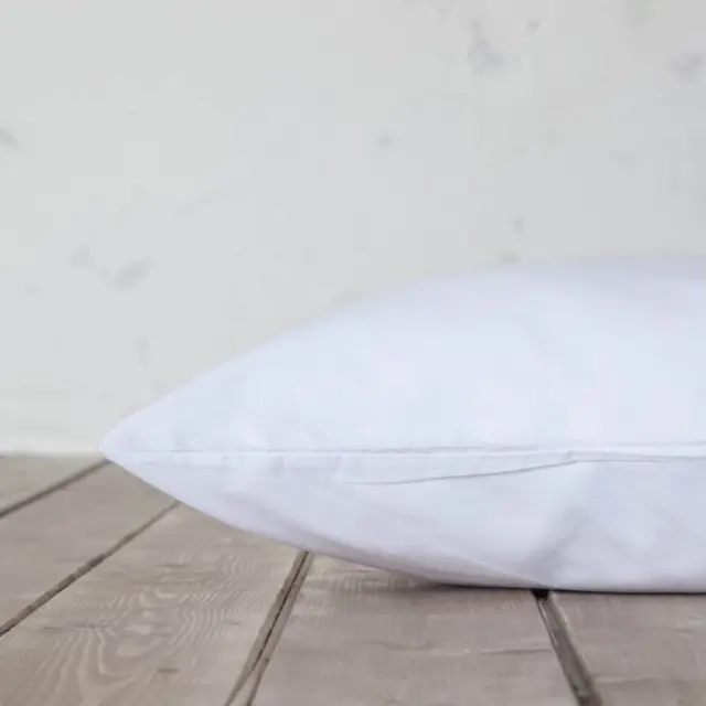 Μαξιλαροθήκες Ζεύγος (52x72) Unicolors White nima