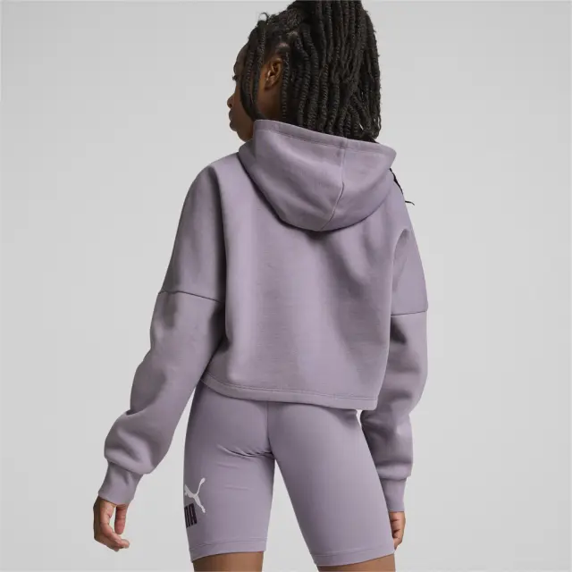 Puma Essentials Logo Cropped Hoodie Pale Plum 671134-34 - 116 3