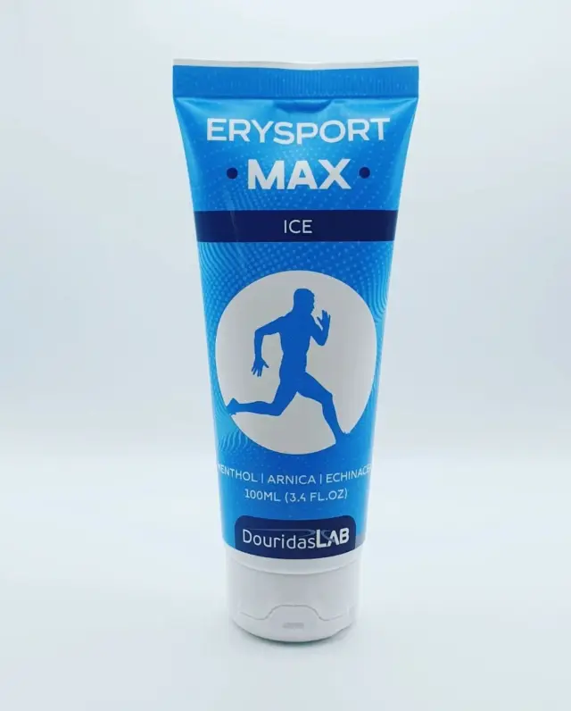 Douridas Lab Erysport Max Ice Κρέμα Κρυοθεραπείας με Άρνικα & Μενθόλη, 100ml