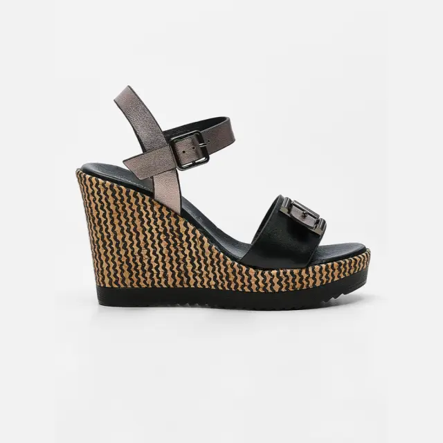 Comodissima Πέδιλα Γυναικείο δέρμα Μαύρο REP/52221 NERO