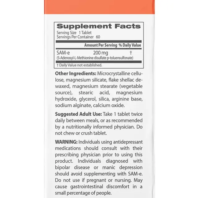 Doctor's Best SAM-E 200 mg 2