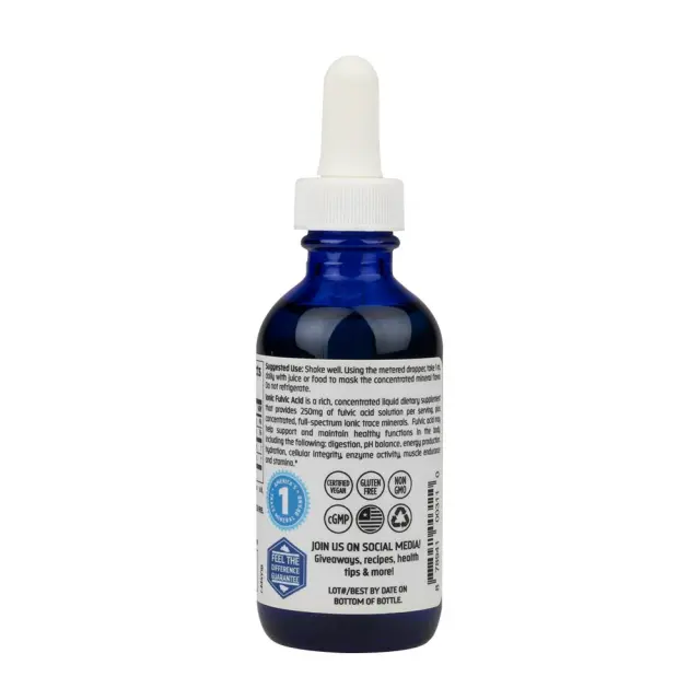 Trace Minerals Liquid Ionic Fulvic Acid 250 mg 3
