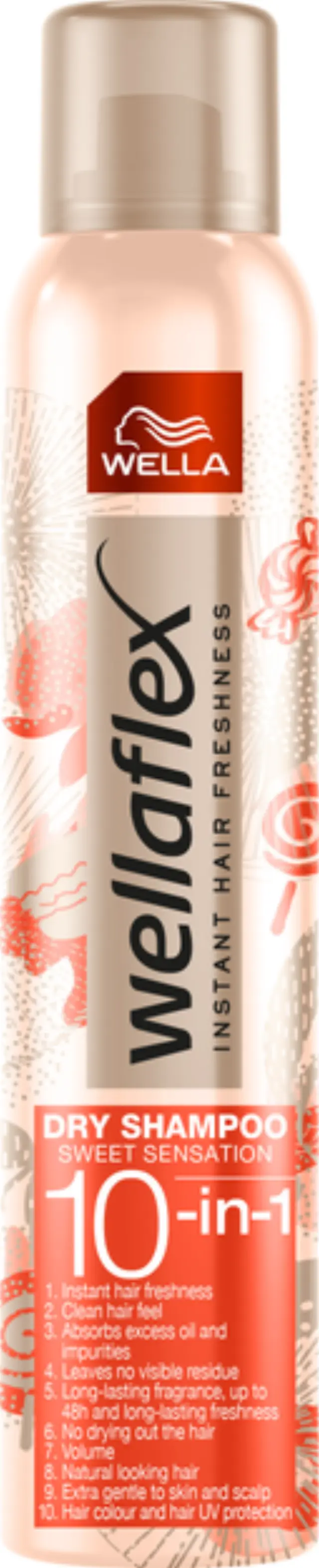 Wella Wellaflex Dry Shampoo Sweet Sensation Ξηρό Σαμπουάν για Όγκο & Φρεσκάδα 180ml