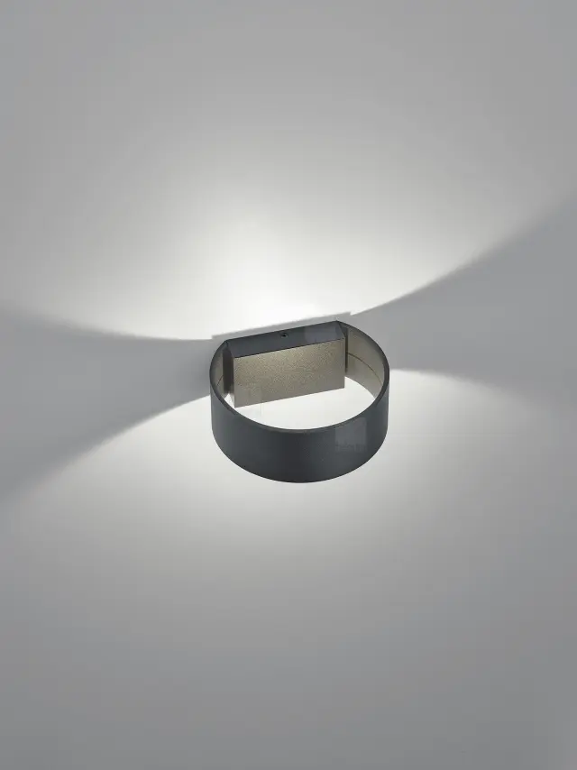 FOSCA Επιτοίχιο Φωτιστικό LED Μαύρο Ματ 9W Έμμεσου Φωτισμού IP20