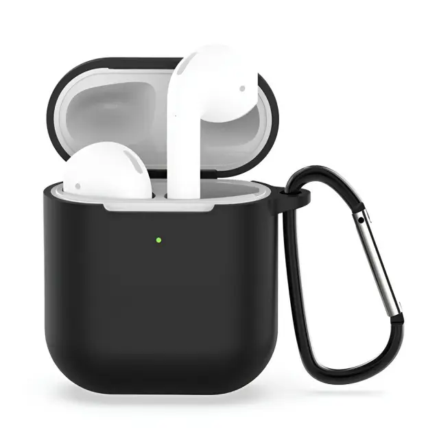 Techsuit® Smooth Ultrathin Θήκη για AirPods 1/2- Black