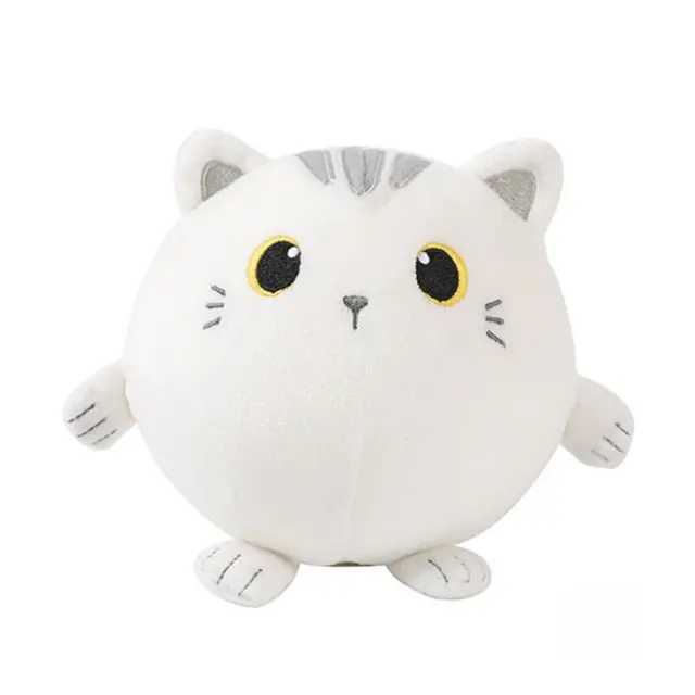 I-Total Λούτρινο Squishy Plush White Cat 14cm (XL2781)