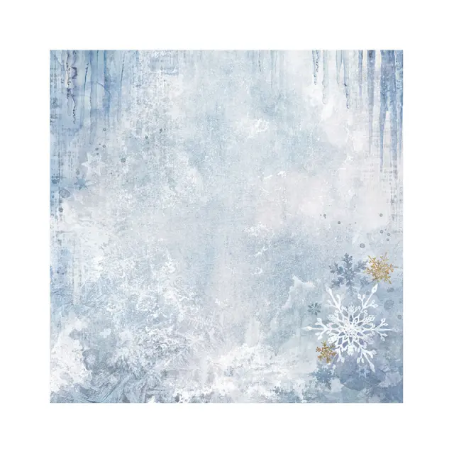 Τυπωμένο ύφασμα Stamperia, 30x30cm, 4 τεμ, Create Happiness Dewdrops 3
