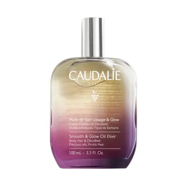 Caudalie Smooth & Glow Oil Elixir Ξηρό Σταφυλέλαιο για Μαλλιά και Σώμα 100ml