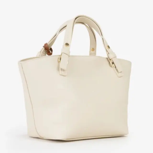 Valentino Bags - Γυναικεία Τσάντα Ώμου Hybris Re Tote Bag VBS9OV04-991 Εκρού 3