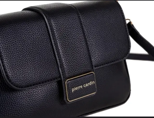 Τσάντα ώμου Pierre Cardin από οικολογικό δέρμα, μπεζ,6821gn36 3
