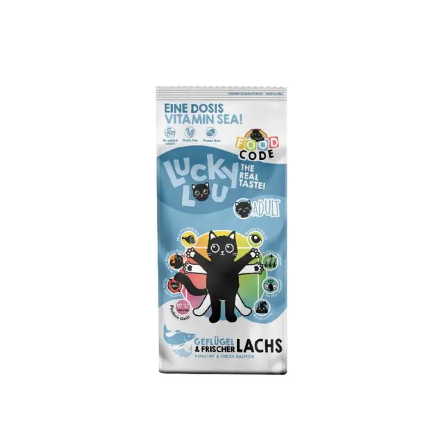 Lucky Lou Food Code Adult Πουλερικά & Φρέσκος Σολομός 3kg