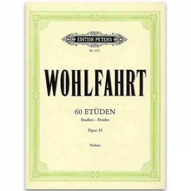 WOHLFAHRT 60 Etudes Op.45