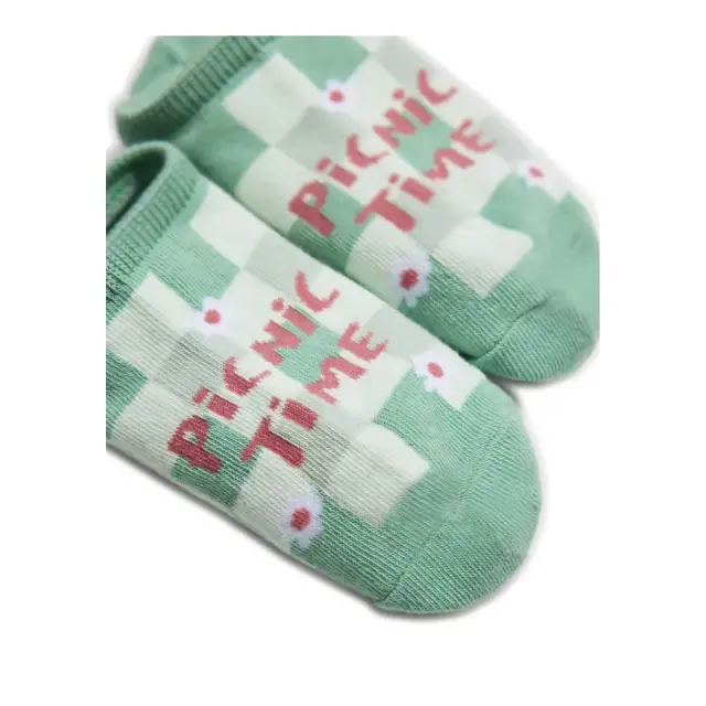 Ysabel Mora Παιδικές Κάλτσες Σοσόνια Κορίτσι Sockarats Pic-Nic, Χρώμα Πράσινο 2