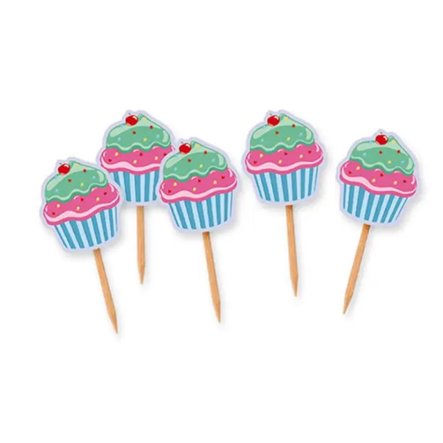 Οδοντογλυφίδες Cupcake / 25 τμχ