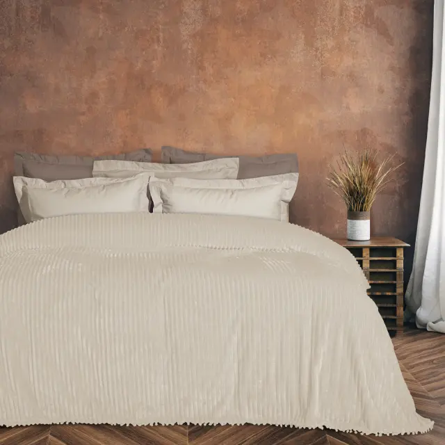 DAS HOME ΚΟΥΒΕΡΤΑ 220x240 FLEECE 220Χ240 1353 ΙΒΟΥΑΡ