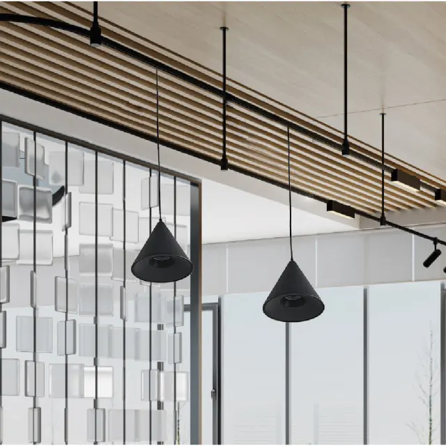 Inlight Φωτιστικό LED 7W 3000K για Chandler Track σε μαύρη απόχρωση D:9mx10,2cm (13C-00101) 3