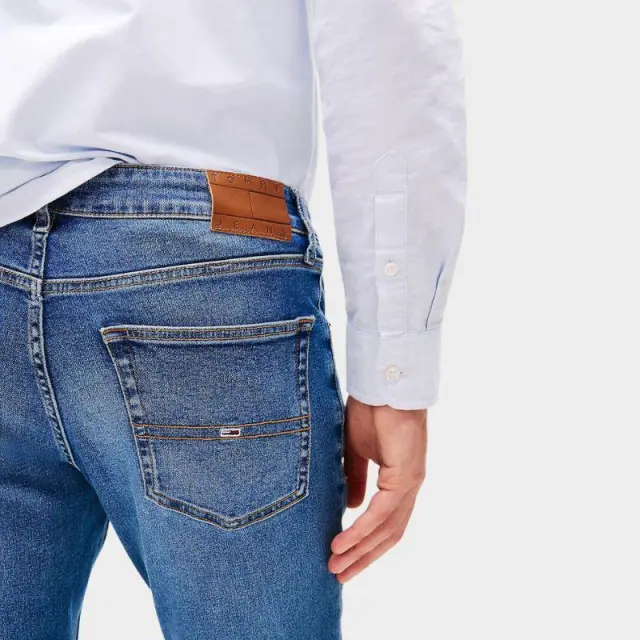 Παντελόνι Tommy Hilfiger DM0DM21378-1A5 Μπλε - W28 L32 3